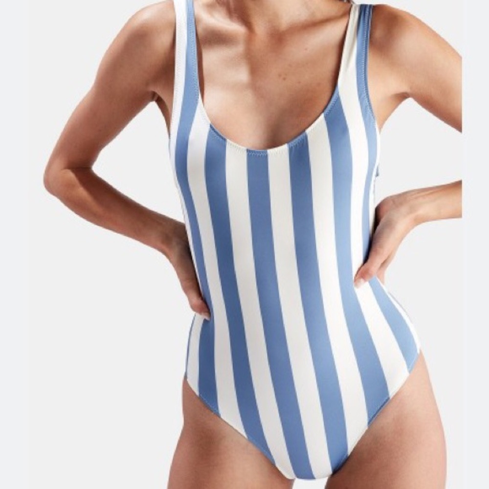 NWT Solid & Stripped Anne Marie One Piece